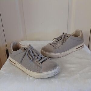Birkenstock Bend Low Canvas/Suede sneakers Gray Unisex EU 40 US W 9-9.5 M 7-7.5